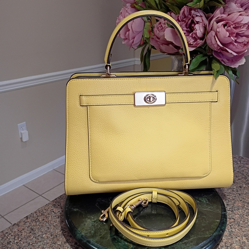 Coach Lane Carryall Satchel Handbag  - Picture 14 of 16